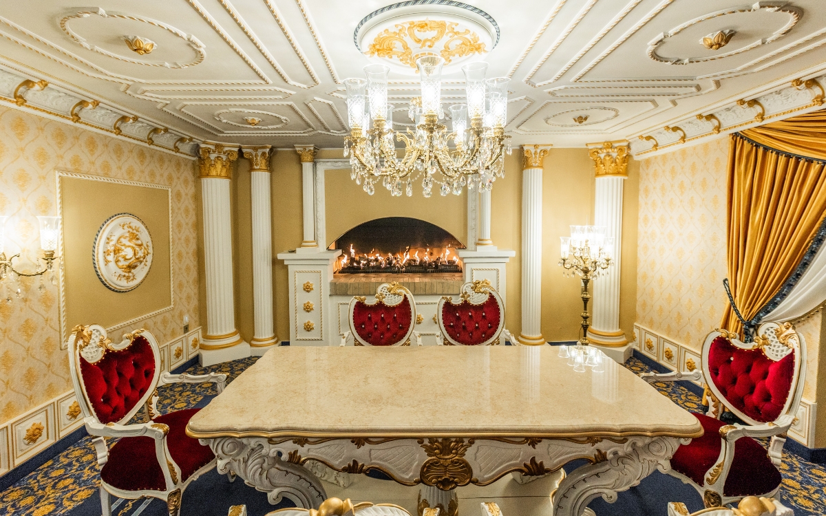 Латунная стеклянная люстра EL8531201PT