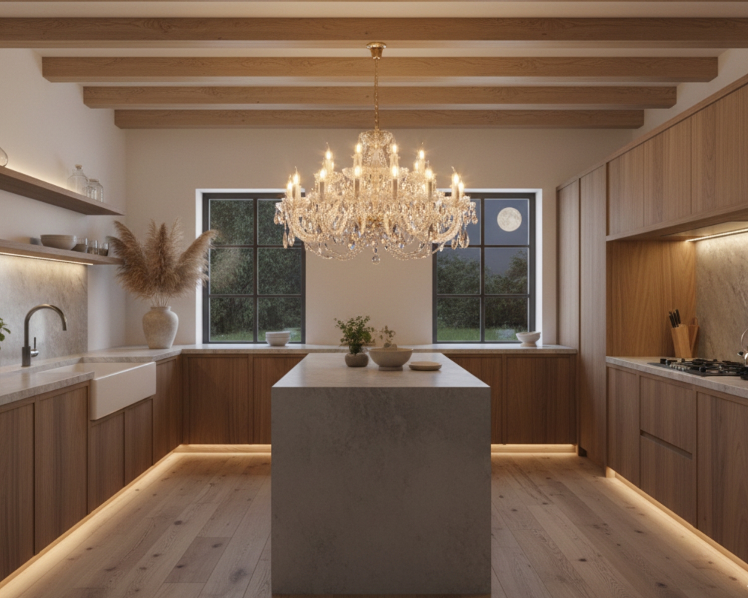 Хрустальный люстр EL1022402PB