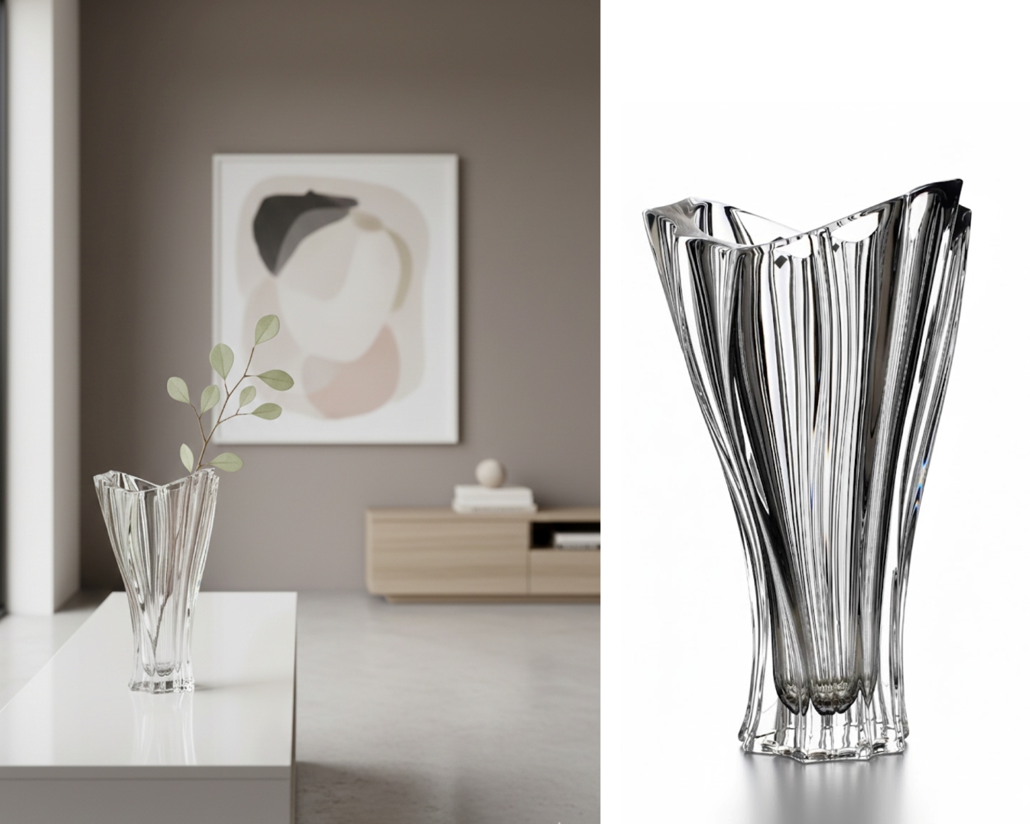 Стеклянная ваза BF8KG97320SM