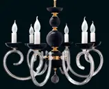 Люстра из стекла EL421600 black