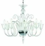 Люстра из гладкого стекла Preciosa La Scala 8 Ni