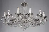 Хрустальная люстра LLCH12-COATED-CRYSTAL-NBNSNi