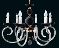 Люстра из стекла EL421600 black