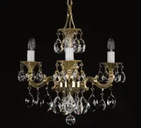 Люстра из латуни с подвесками L345CLN