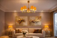 Дизайнерская люстра L-DIA-01ORG