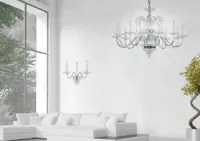 Люстрa из гладкого стекла PAS521900012Ni*