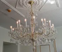 Люстрa с металл. рoжкaми EL9001802BER 