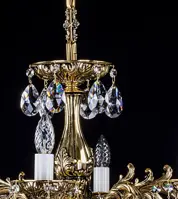 Люстра из латуни с подвесками L315CE<br>