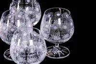 Граненые стаканы для рома Набор 2 шт 12010-250ml
