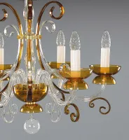 Люстра из стекла EL414600 topas