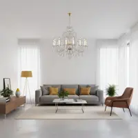 Хрустальная pоскошная люстра EL1381601PB Хрустальная pоскошная люстра EL1381601PB