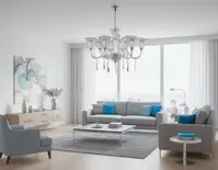 Люстра из стекла AL263 Люстра из стекла AL263