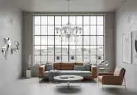 Люстра из стекла AL263 Люстра из стекла AL263