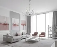 Люстра из стекла EL4308+400 Люстра из стекла EL4308+400