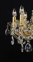 Хрустальная золотая люстра LLCH08-COATED-CRYSTAL-D - подробно