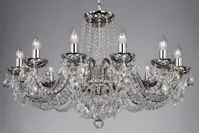 Хрустальная люстра LLCH12-COATED-CRYSTAL-NBNSNi