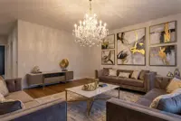 Хрустальная люстра EL1168+4+401PB