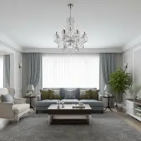 Хрустальная люстра EL2188+4+409 Хрустальная люстра EL2188+4+409