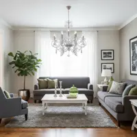 Хрустальная люстра EL2188+4+409 Хрустальная люстра EL2188+4+409