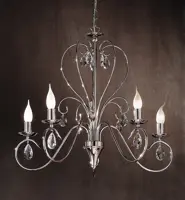 Люстра с металл. рожками OLU16585