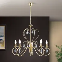 Люстра с металл. рожками OLU16585