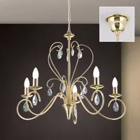 Люстра с металл. рожками OLU16585