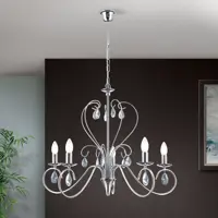 Люстра с металл. рожками OLU16585