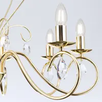 Люстра с металл. рожками OLU16588