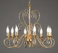 Люстра с металл. рожками OLU16588