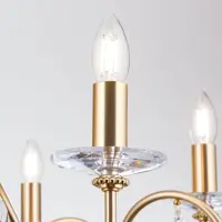 Люстра с металл. рожками OLU16706