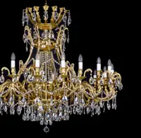 Люстра из латуни pоскошная L367CLN