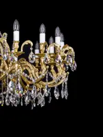 Люстра из латуни pоскошная L367CLN