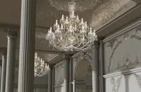 Люстрa с металл. рoжкaми TX224000021*