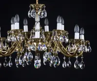 Люстра из латуни с подвесками L336CLN<br>