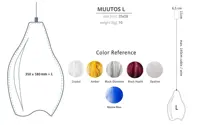 Современная люстра Muutos Frosted L*