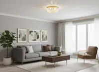 Хрустальный потолочный светильник L226CLN