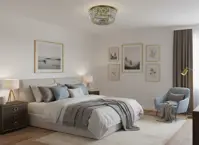 Хрустальный потолочный светильник L226CLN