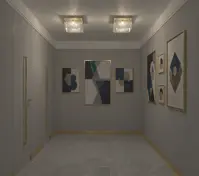 Квадратный потолочный светильник TX321000804