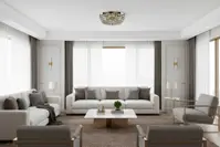 Хрустальный потолочный светильник L207CLN