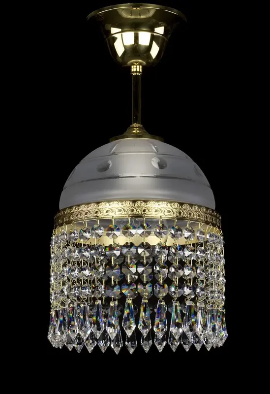 Люстра из латуни с подвесками L331CLN