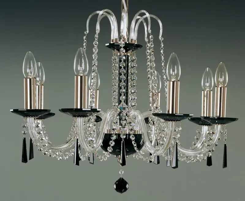 Люстра из стекла EL210803Black