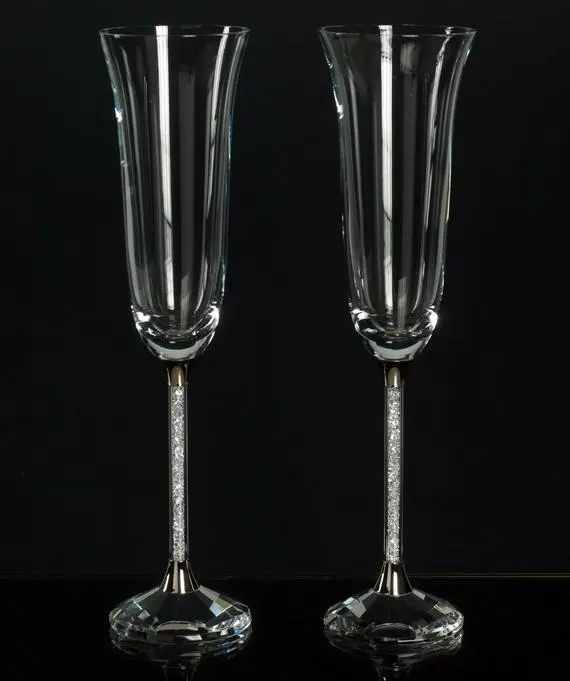 Хрустальные бокали champagne 2 шт. 