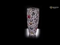 Высокая стеклянная ваза BG90070