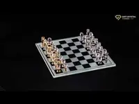 Хрустальные шахматы Royal018