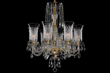 Хрустальная pоскошная люстра LLCH8Crystal-DT